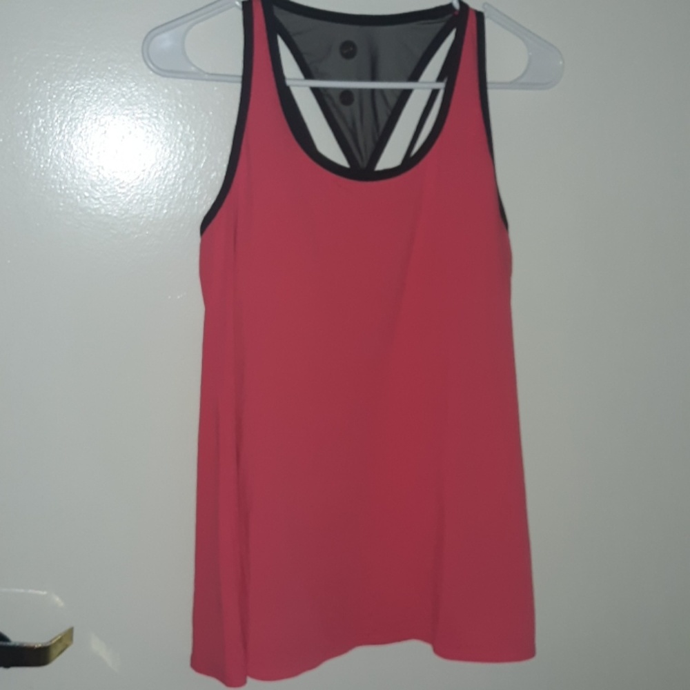 Pink work out top